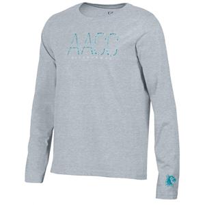 Image of AACC AYLA L/S CREW TEE -  oxfordheather